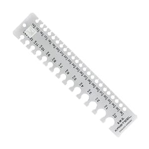 Kristeel 1 - 36 SWG Rectangular Wire Gauge, 1506