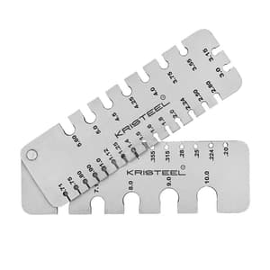 Kristeel 0.2 - 10 mm Rectangular Metric Wire Gauge, RMWG