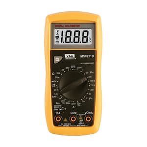V&A Instrument 1999 Count Mini Size Digital Manual Multimeter, MS8221D