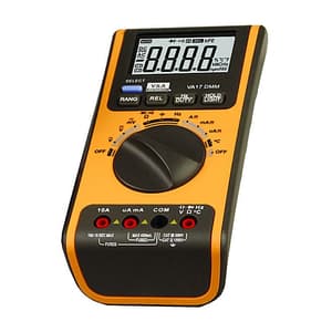 V&A Instrument 3-3/4 Digit / 3999 Count Autoranging Digital Multimeter With Relative Measurement & TRMS Function, VA17