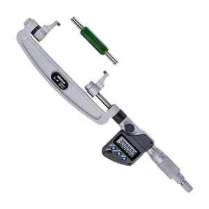 Mitutoyo 3 - 4 inch (76.2 - 101.6 mm) Digital Caliper Type Micrometer, 343-353-30