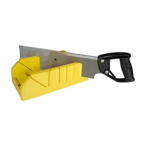 Stanley 350 mm / 14 Inch Saw Storage Mitre Box With Saw, 1-19-800