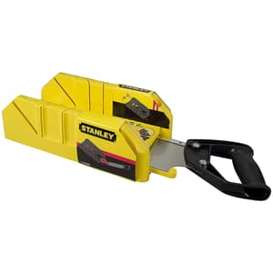 Stanley 350 mm / 14 Inch Saw Storage Mitre Box With Saw, 1-19-800