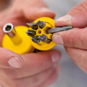 Stanley 6 Pcs Stubby Multi - Bit Screwdriver Set, 0-66-357