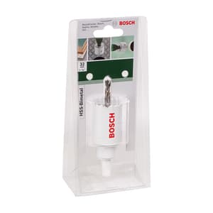 Bosch 32 mm HSS Bi-Metal Holesaw with Adaptor, 2 609 255 605