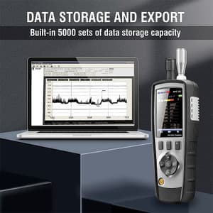 Metravi Pro Air Particle Counter (Measure Up To 6 Channels of Particle Sizes), APC-80