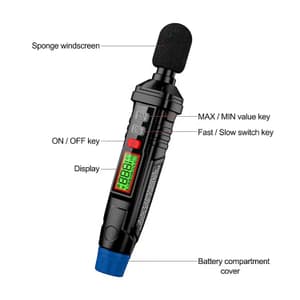 Metravi 30 - 130dB Pocket Sound Level Meter, PSL-3005
