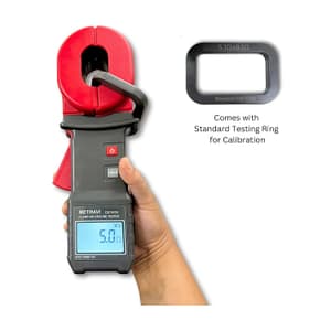 Metravi 4 Digits / 0.01 Ohm - 500 Ohm Resistance Range Clamp-On Earth & Ground Resistance Tester, CET-05S