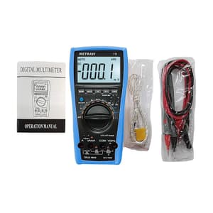 Metravi 3-3/4 Digits / 3999 Counts Digital TRMS Auto-Ranging Multimeter, 19-TRMS
