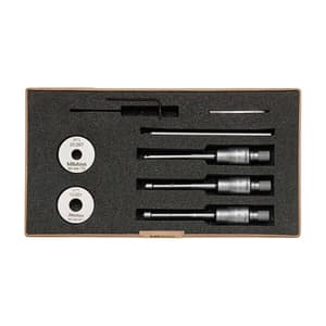 Mitutoyo 6 - 12 mm Three Point Holtest Internal Micrometer Set With Extension Rod (Pack of 10 Pcs), 368-911