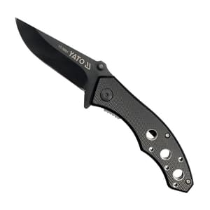 Yato 190 mm Folding Knife with Black Blade, YT-76051