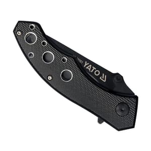 Yato 190 mm Folding Knife with Black Blade, YT-76051