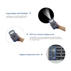 Owon 3-5/6 Digit / 6000 Count True RMS Digital Multimeter with Bluetooth, OW 18B
