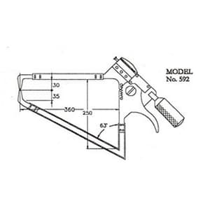 Yuzuki Pistol Caliper Y592, EXCG592