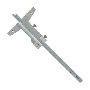 Mitutoyo 0 - 6 inch Vernier Depth Gauge with Fine Adjustment, 527-111
