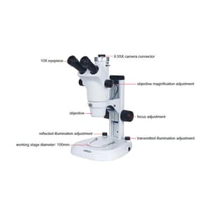 Insize 10X Zoom Stereo Microscope (Advanced Type), ISM-ZS100T