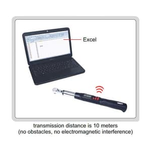 Insize 68 - 340N.m Bluetooth Digital Torque Wrench with Keyboard Signal (1/2 Inch Sq. Drive), IST-15W340A