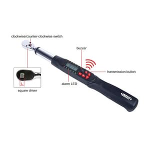 Insize 68 - 340N.m Bluetooth Digital Torque Wrench with Keyboard Signal (1/2 Inch Sq. Drive), IST-15W340A