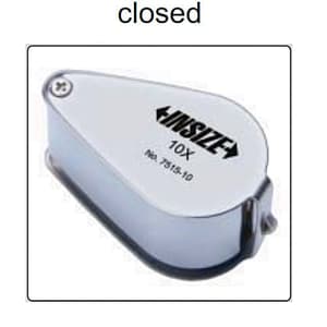 Insize Folding Magnifier With Illumination, 7515-10