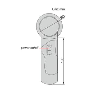 Insize Magnifier With Two Lenses, 7522-610