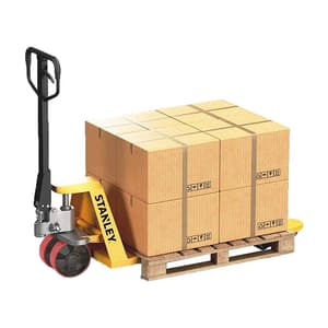 Stanley 2500 Kg Commercial Pallet Hand Truck with Wide Forks, SXWT-CPT-25W