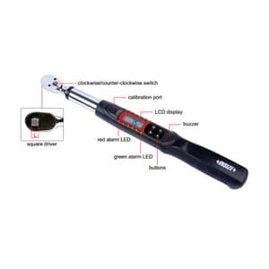 Insize 6 - 30 nm Digital Torque Wrench (1/4 Inch Sq. Drive), IST-W30A