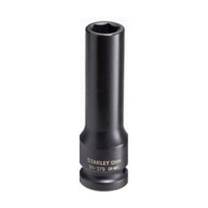 Stanley 24 mm, 3/8 Inch Sq. Drive Impact Deep Socket 6 Point, STMT73458-8B