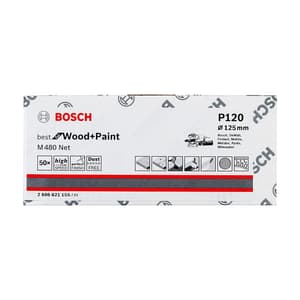 Bosch NET 125 mm / 120 Grit (Pack of 50 Pcs), 2 608 621 155