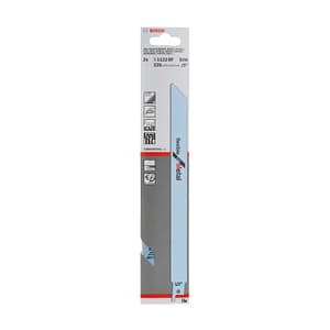 Bosch 225 mm Reciprocating Saw Blades Flexible For Metal (S 1122 BF), 2 608 656 041
