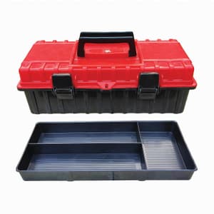 Ozar 15 Inch Plastic Tool Box With Tray, PB-00029