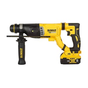 Dewalt 18V XR Li-ion D-Handle SDS Plus Cordless Rotary Hammer with Brushless Motor w 2x5.0Ah Batteries Included-Perform & Protect Shield, DCH263P2-KR