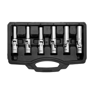 Yato 6 Pcs 3/8 Inch Sq. Drive Glow Plug Socket Set, YT-05339