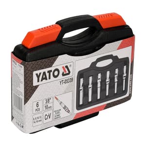 Yato 6 Pcs 3/8 Inch Sq. Drive Glow Plug Socket Set, YT-05339