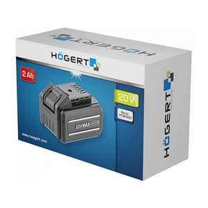 Hogert 20V / 2.0 Ah Li-ion Battery Pack for Impact Wrench, HT2E210