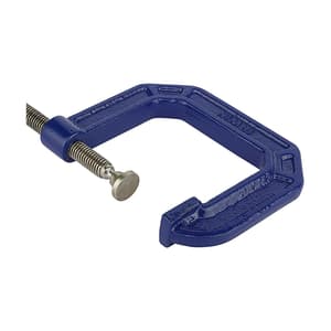 Irwin 2-1/2" x 2-1/2" General Purpose Steel C-Clamp (Blue & Silver), 2025103