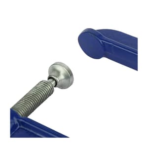 Irwin 75 mm / 3 Inch General Purpose Steel Deep Reach C-Clamp (Blue & Silver), 1901238
