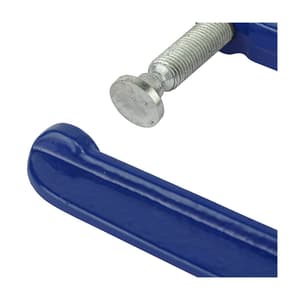 Irwin 75 mm / 3 Inch General Purpose Steel Deep Reach C-Clamp (Blue & Silver), 1901238