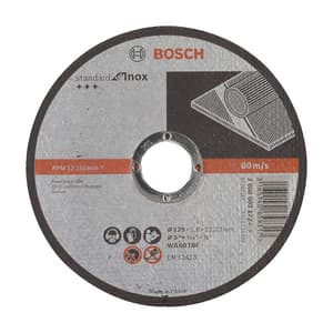 Bosch 125 x 1.6 x 22.23 mm Cutting Discs Range Standard For Inox (Pack of 25 Pcs), 2 608 603 172