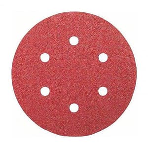 Bosch 150 mm / 80 Grit Sanding Sheet for Random Orbital Sander (Pack of 50 Pcs), 2 608 607 095