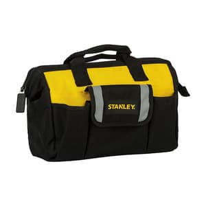 Stanley 12 inch Multipurpose Tools Storage Water Proof Open Mouth Bag, STST512114