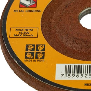 Dewalt 100 x 5.0 x 16 mm Metal Red Grinding Wheel, DWA4500-IN
