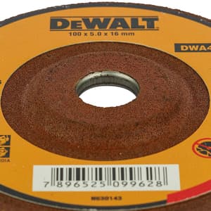 Dewalt 100 x 5.0 x 16 mm Metal Red Grinding Wheel, DWA4500-IN