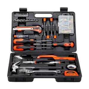 Black+Decker 126 Pcs Hand Tool Kit for Home DIY & Professional Use, BMT126C