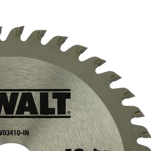 Dewalt 110mm 40T TCT Circular Saw Blade For cutting MDF Plywood and Laminated Wood (Pack of 25 Pcs), DW03410-INPRM1