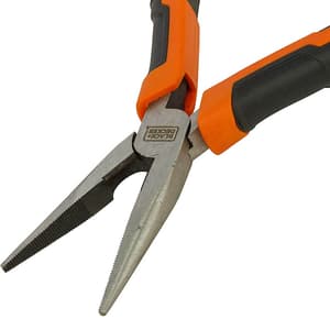 Black+Decker 160 mm Steel Long Nose Plier, BDHT81586