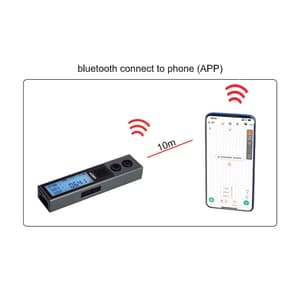 Insize 0.2 - 40m Mini Laser Distance Meter, 9565-E40