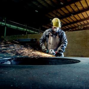 Metabo 180mm / 7 inch 2600W Angle Grinder, W 26-180 MVT