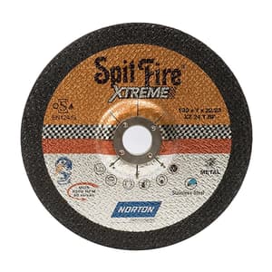 Norton Spitfire Xtreme 230 x 3 x 22.23 mm Cut-Off Wheels (Pack Of 25 Pcs), RXM45