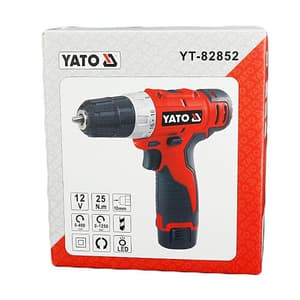 Yato 12V / 1.5 Ah / 10mm Drill Driver (Cordless), YT-82852