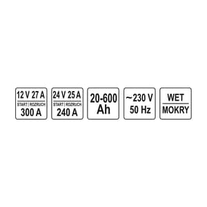 Yato 40A / 240A / 700A Hours Starter And Charger, YT-83060